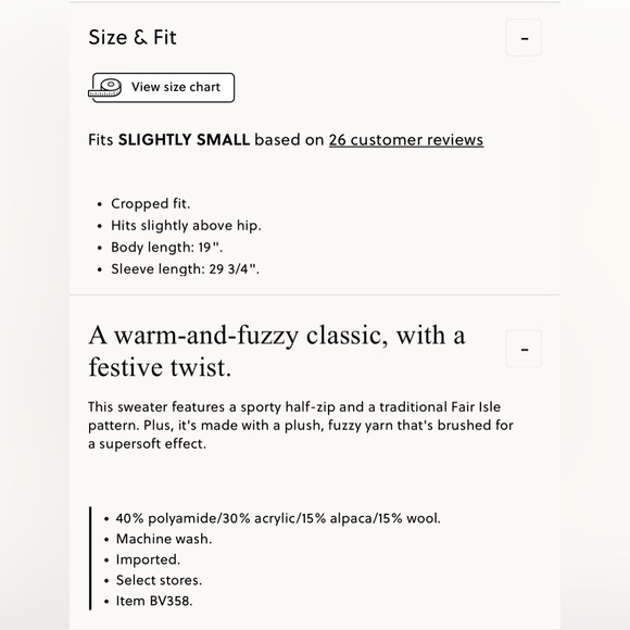 J Crew Fair isle half zip sweater in brushed yarn size large - Picture 6 of 6